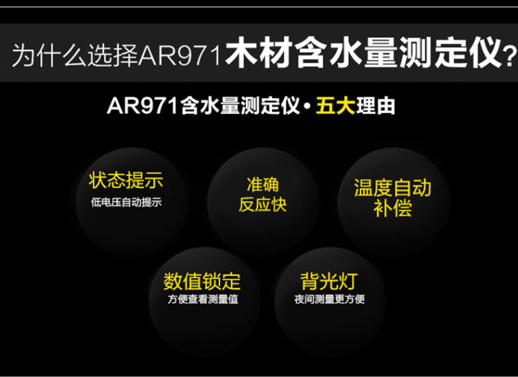 Features of SIMA AS971 Moisture Tester