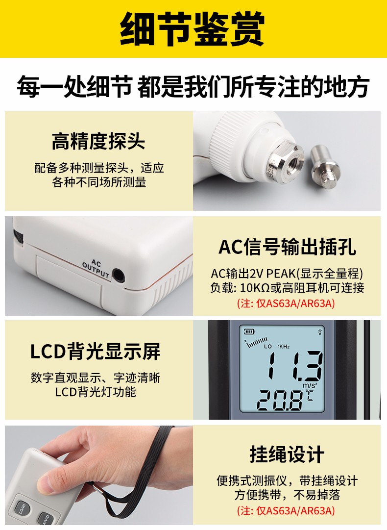 SIMA AS63A, B Vibration Meter Product Details