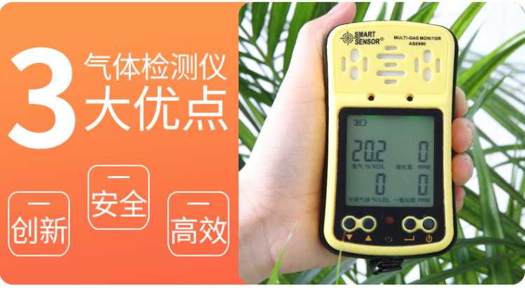AS8905, Sulfur Dioxide Detector (Diffusion + Suction Type) Product Feature 3