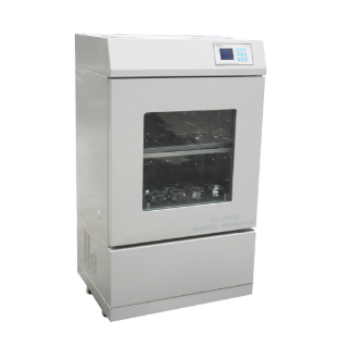 Diagram of the TS-2102 double-deck high-volume air bath shaker