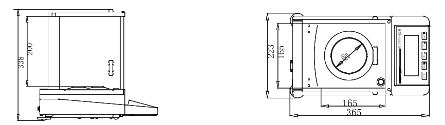 Structural Diagram of SDPTOP FB224 Automatic Internal Adjustment Electronic Analytical Balance