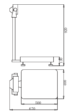 SDPTOP MP60KD Electronic Waterproof Balance Product Structure