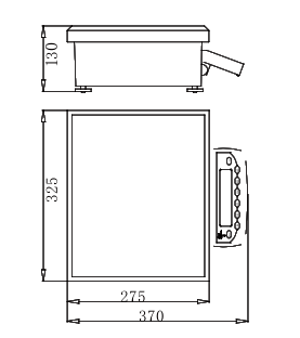 SDPTOP JA16K-1 electronic precision balance size chart