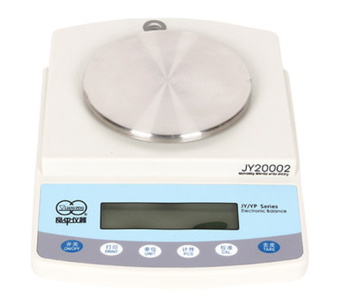 Liangping YP1201 electronic balance display diagram