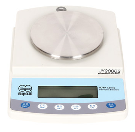 Liangping JY20002 electronic balance display diagram