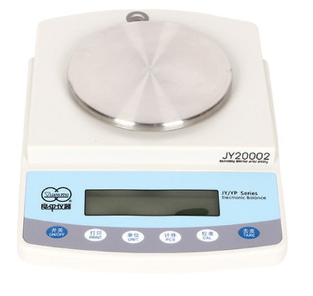 Liangping JY12002 electronic balance display diagram