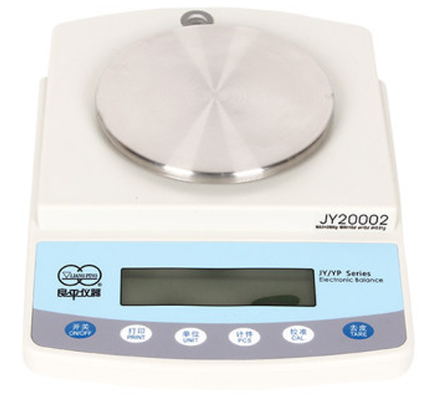 Liangping JY10001 electronic balance display diagram