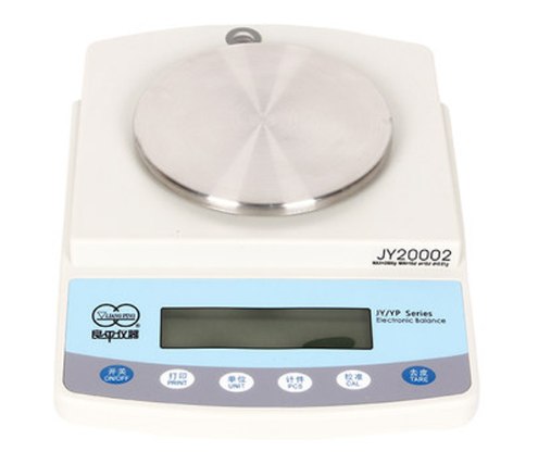 Liangping JY2002 electronic balance display diagram