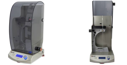 Transparent ventilated lid supported by gas springs