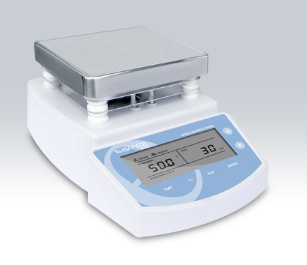 Bante MS300 heating magnetic stirrer display