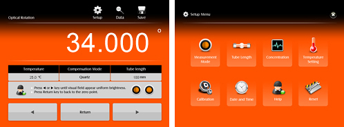 Semi-automatic polarimeter