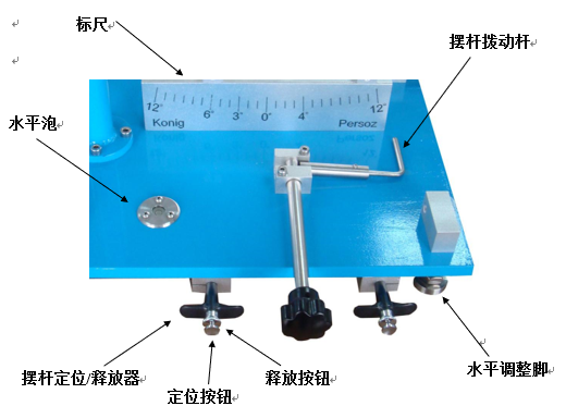 BY-I pendulum Hardness Tester instruction manual with picture 2