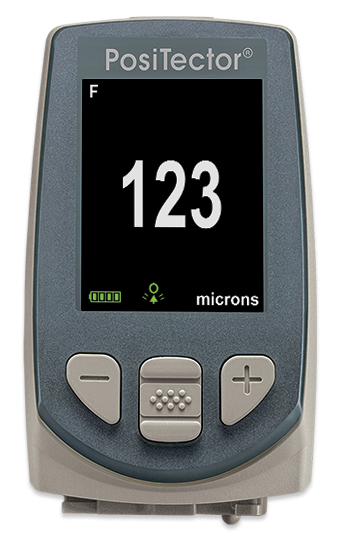 Which probes are compatible with the PosiTector host?  A table tells you with picture 2