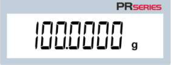 Ohaus ohaus PR series balance linear calibration steps with Figure 4