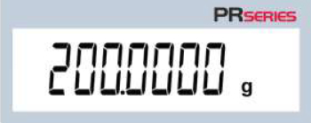 Ohaus ohaus PR series balance linear calibration steps with Figure 5