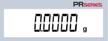 Ohaus ohaus PR series balance linear calibration steps with Figure 7