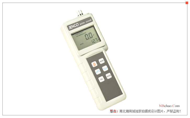 Display picture of JENCO 3020M portable water quality meter from the United States