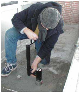 An introduction of a pull-off Tester according to ASTM C1583 with Figure 7