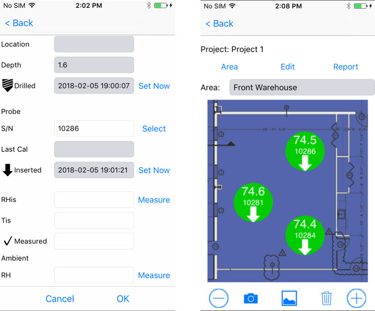 PosiTector CMM IS Concrete Hygrometer Instruction Manual with Figure 11