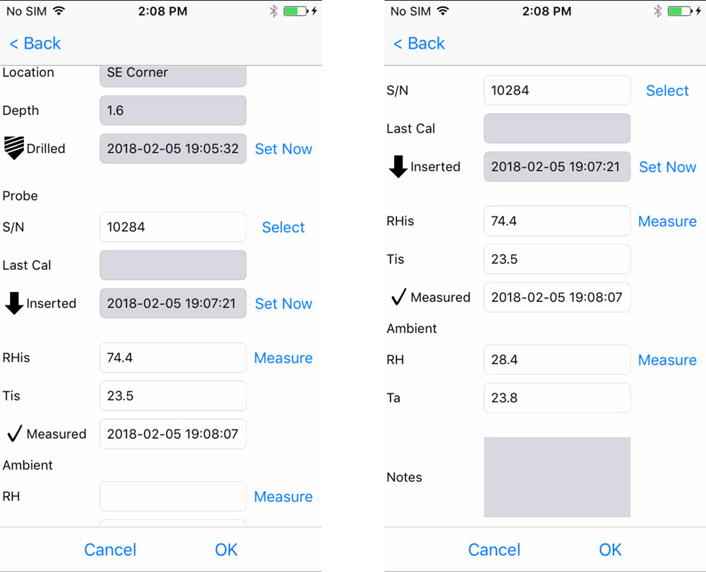 PosiTector CMM IS Concrete Hygrometer Instruction Manual with Figure 12