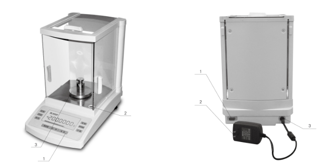 Shanghai Jinghai JA1003N (in-house) Electronic analytical balance