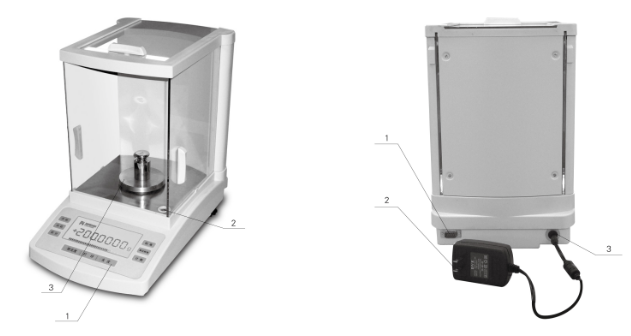 Shanghai Jinghai JA1003N (External Campus) Electronic Analytical Balance