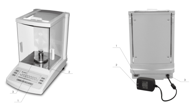 Shanghai Jinghai JA1203N (Internal calibration) Electronic analytical balance