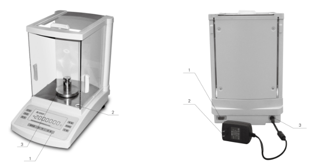 Shanghai Jinghai JA2003N (external school) Electronic analytical balance
