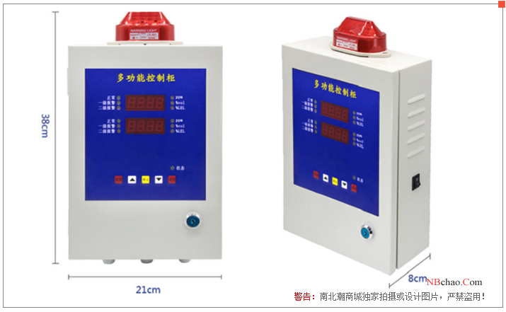 Baoshian BH-60-Cl2 (with display + alarm) fixed Gas Detector 2