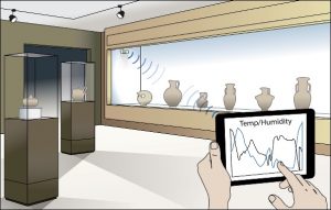 The Bluetooth temperature and humidity Recorder MX1101 detects the museum environment with picture 1