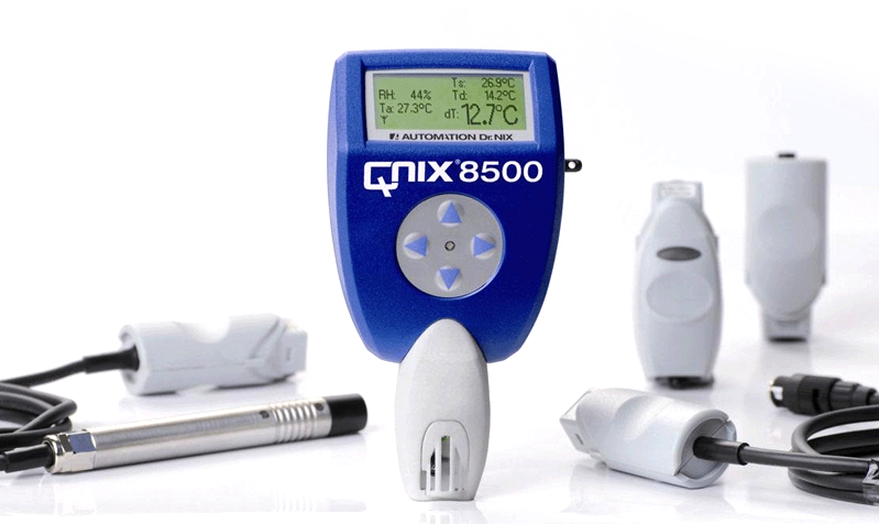 Illustration of the QNix8500 dual-purpose Thickness Gauge from Nix, Germany