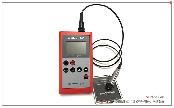 German EPK MiniTest 1100 Precision Coating Thickness Gauge Display