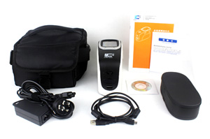 Color spectrum CS-580 Spectrophotometer  packaging accessories drawing
