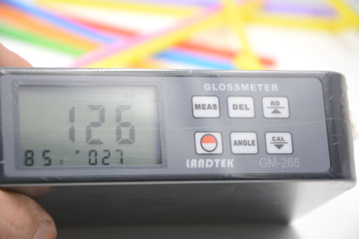 LANDTEK GM-268 three-angle gloss meter button