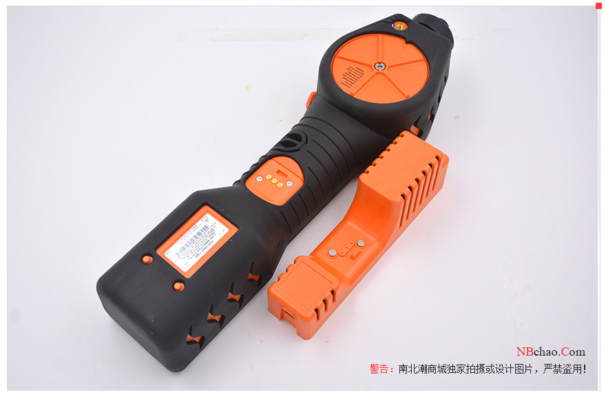 Rear view of the British Ion Science Tiger LT-00SK Universal VOC Gas Detector