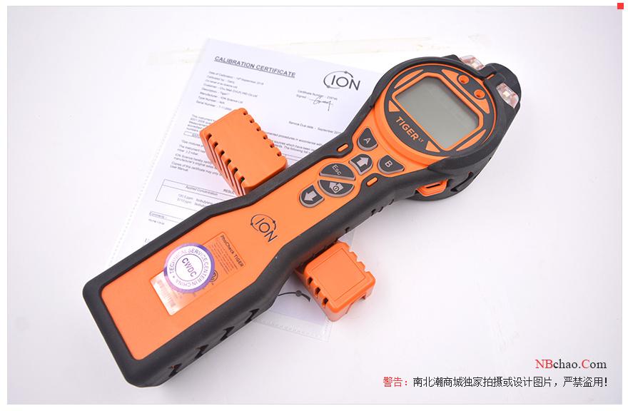 Appearance diagram of the British Ion Science Tiger LT-00SK Universal VOC Gas Detector