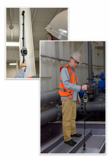 Defelsko Jeffs High 6000PRBEXT Telescopic Probe Extender Illustration Diagram