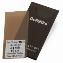 Diagram of the calibration plate of the Defelsko RTRCHKSHIM04 in the United States