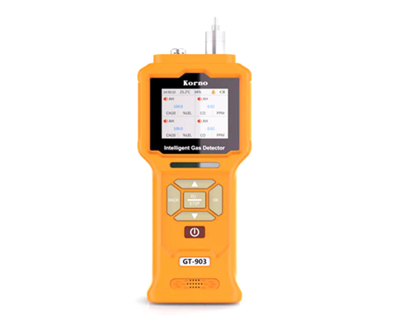 Kerno GT903-F4 portable 4-in-1 Gas Detector display