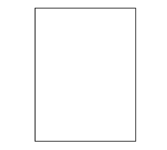 American LENETA pure white cardboard Form WK display