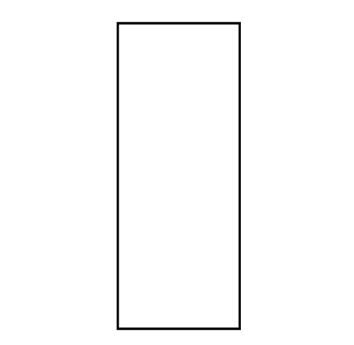 United States LENETA pure white cardboard Form WF display