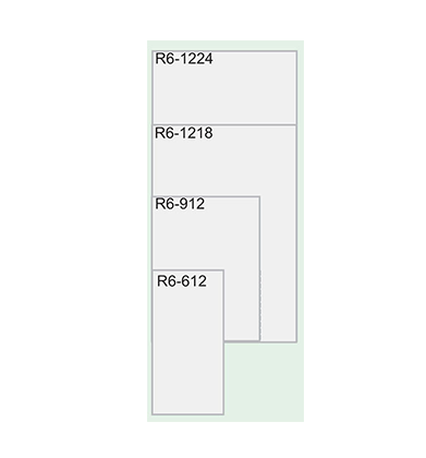 American LENETA fiber panel Form R6-1218 display