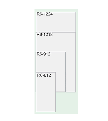 American LENETA fiber panel Form R6-912 display