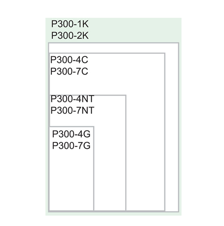 American LENETA transparent covering power cardboard Form P300-7C display