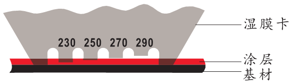 HTechMT CO100-1 wet film card details picture 1