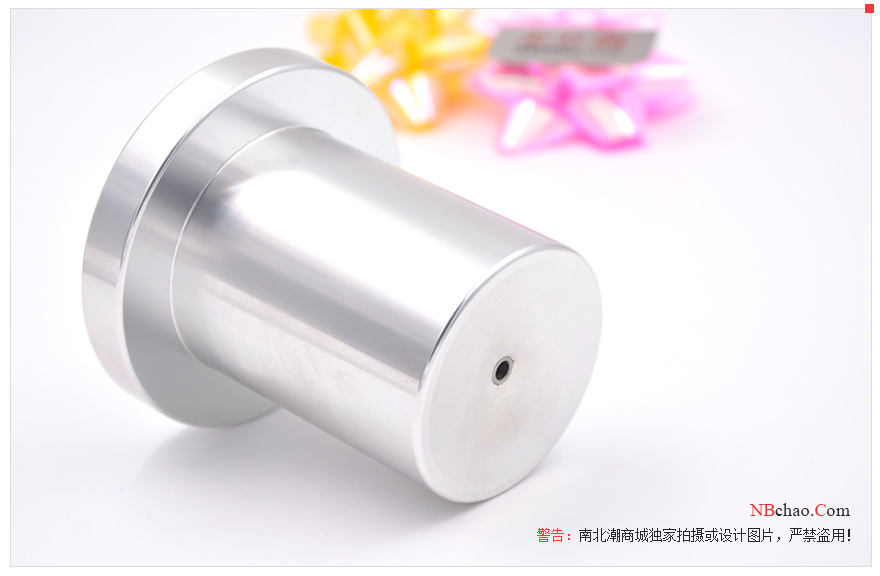 Detail of Pushen No. 8 desktop Viscosity Cup flow outlet