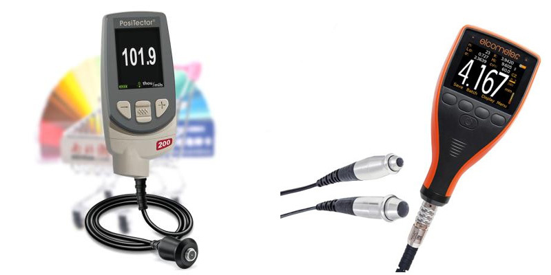 Comparison of two concrete coating Thickness Gauges with Figure 1
