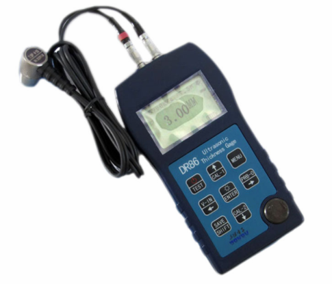 Dongru DR86 ultrasonic Thickness Gauge display diagram