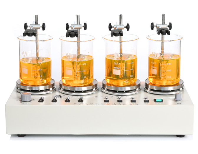 Ronghuas HJ-4 multi-head magnetic heating stirrer