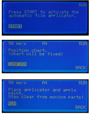 TQC automatic Film Applicator operation manual with picture 3